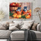 Black Cat and Pumpkin Oil Paint By Numbers Kit Frameless Drawing Picture