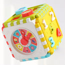 Toddler Plastic Activity Cube Shape Number Sorting Toys Building Blocks Newly
