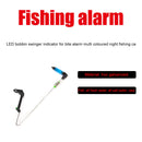 Fishing Wobbler Chain Hanger LED Fishing Bite Alarm Indicator Night Fish Tackle