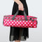 #A Yarn Storage Bag Red Polka Dot Print Wool Knitting Sewing Tool Travel Organiz