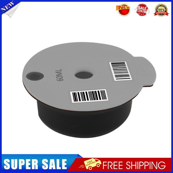 60ml Reusable Coffee Capsule Cups with Spoon Brush for Bosch-s Tassimoo