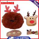 4pcs Cute Christmas Hair Clip Set Brooch Shiny Santa Claus Hair Band Headdress