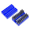 33pcs/Set Hollow Electric Drill Screwdrivers Bit Repair Hand Tools (Blue) Newly