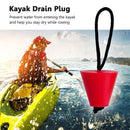 4x Kayak Canoe Boat Scupper Plugs Marine Dinghy Drain Holes Stopper (Red)