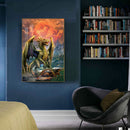 Full Round Diamond Painting Charizard DIY Handmade Room Decor Art Craft Gifts