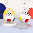 Antistress Rainbow Ball Puzzles with Bunny Head Montessori Kids Toys Giffts