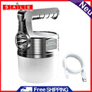 Waterproof Solar Powered + USB Rechargeable 300lm LED Camping Tent Lanterns Bulb