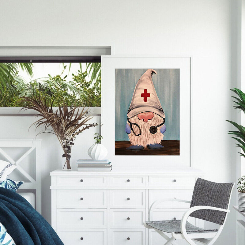 DIY Digital Picture Goblin Nurse Oil Painting By Numbers Kit Acrylic Handicraft