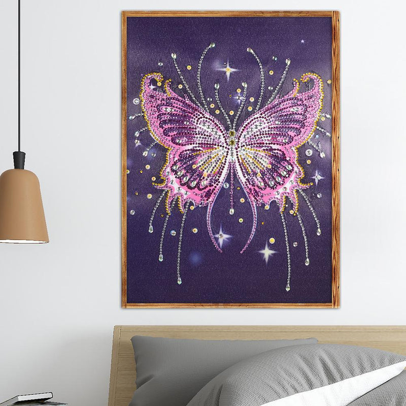 5D DIY Special Shaped Diamond Painting Butterfly Cross Stitch Embroidery Newly