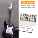 #A 6-string 78mm Guitar Bridge Kits Guitar Bridge Tailpiece Bridge System for ST