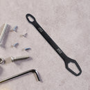 Universal 8-22mm Ratchet Wrench Double Ended Spanner Repair Tools (Black) Newly