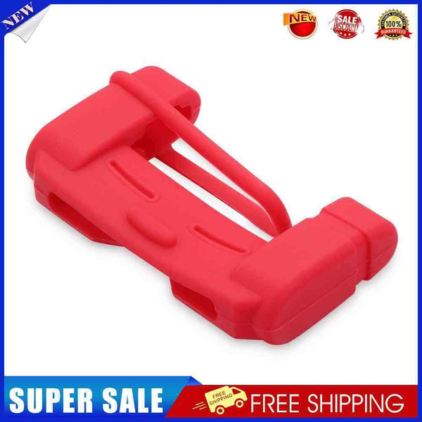 Auto Car Seat Belt Clip Buckle Protective Covers Anti-Scratch Case (Red)