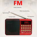 K11 Handheld Digital FM MP3 Player Speaker Devices Mini Portable Radio Recorder