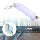 Grip 0iled Glass Cutter Tungsten Carbide Stained Tools for 1-15mm Cutting Newly