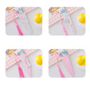 Girls Ruler Bookmarks Cartoon Stationery Wooden Radish Rabbit Tassel Bookmark