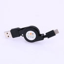 USB Type C USB 3.1 Retractable Cable Charger Charging Type-C USB-C Cabel Fo