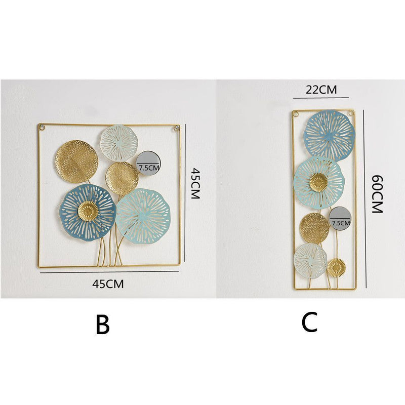 Desktop Decoration Background Crafts Art Nordic Wall Hanging Decor Modern Metal