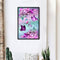 Flowers and Butterflies Oil Paint By Numbers DIY Handpainted on Canvas Wall Arts