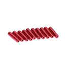 10pcs bike bike brake crims housing ferrule end caps dural bike alum