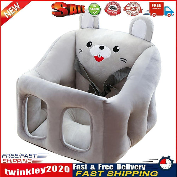 Baby Seat Sofa Support Cover Plush Chair Feeding Seat Skin No Filler (E) Newly