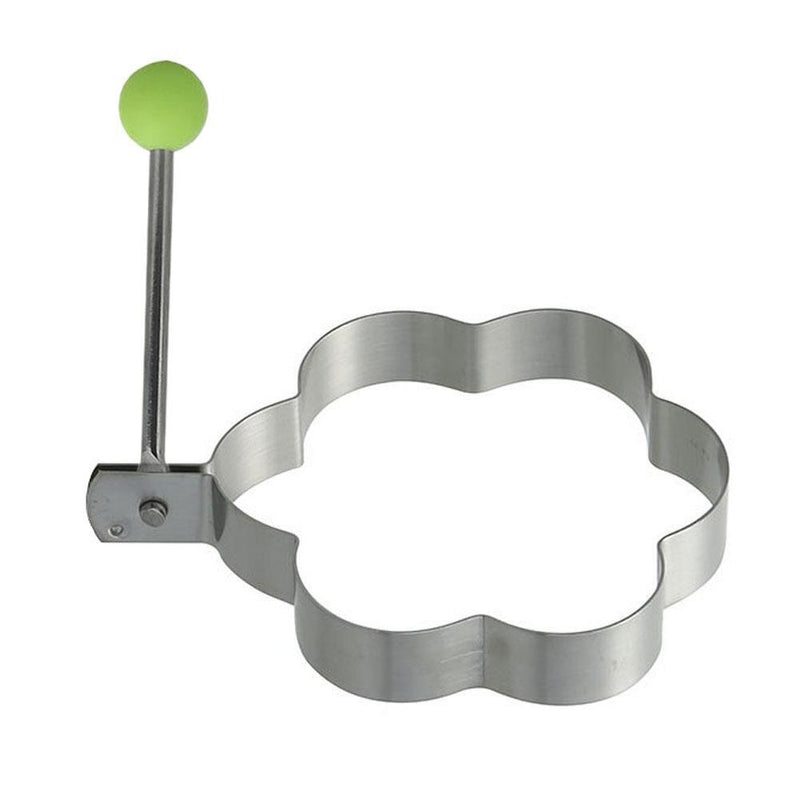 Stainless Steel Omelette Egg Frying Mold Love Round Star Mold(Flower)