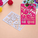 snowvirtuosos Think You Cut the Stencil DIY Scrapbook Embossing Papia