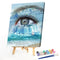 Waterfall Eye Oil Paint By Numbers Kits Canvas Picture Wall Art DIY Craft