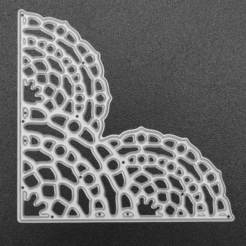 Micolot Metal Frame Punching Stencils Stencils Embossing Stencil for DIY Scra