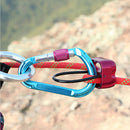 Rappel ATC Belay Device Descender Camping Rock Climbing Equipment (Purple) Newly