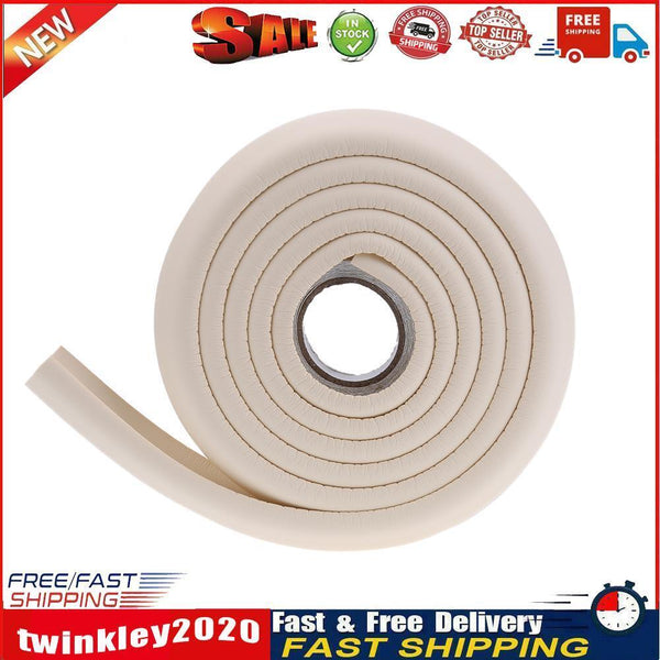 2m Baby Safety Desk Edge Corner Cushion Guard Strip Softener Bumper(Beige) Newly
