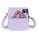 PU Leather Bag Case w/Adjustable Shoulder Strap for Instax Mini 11 (Purple)
