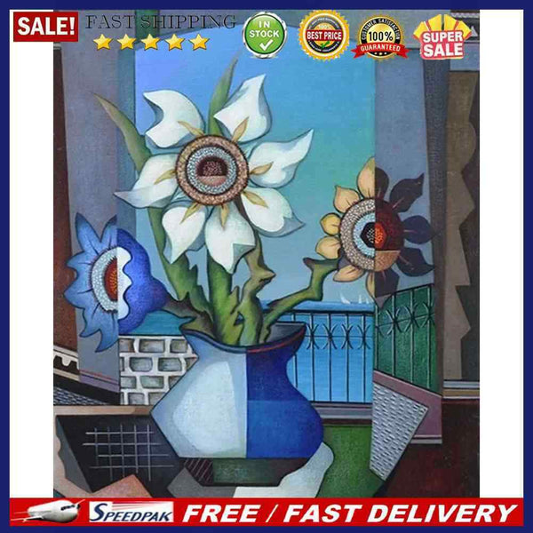 Oil Paint By Numbers Picture DIY Drawing Elegant Flower Nature Art Drawing