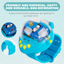 4CH Gravity Induction RC Wrist Watch Control 2.4GHz Mini Racing Car (Blue)