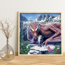 Pterodactyl and Wolf Diamond Painting 5D DIY Full Round Drill