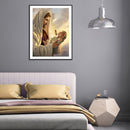 5D DIY Nativity Full Round Drill Mosaic Picture Wall Diamond Painting Kit Crafts