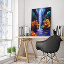 Art Hand Painted Oil Paint By Numbers Digital Scenery Drawing Canvas Home Decor