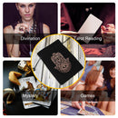 Velvet Tarots Card Bag Drawstring Mini Jewelry Dice Bag (Black Hand of God)