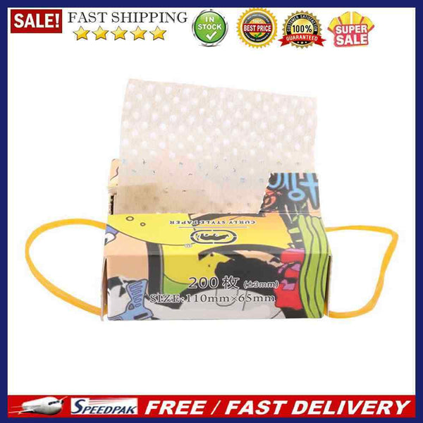 200pcs Hair Perming Dyeing Paper End Wraps Disposable Dyeing Highlight Tiss