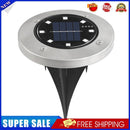 8X8LED Solar Underground Light Waterproof Color Changing Garden Buried Lamp