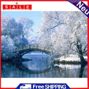5D Diamond Painting Kit DIY Snow scene Full Round Drill Mosaic Picture Art