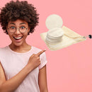 12pcs/set Bamboo Fiber Makeup Fabrics Reusable Makeup Kit for Facial Cleansing