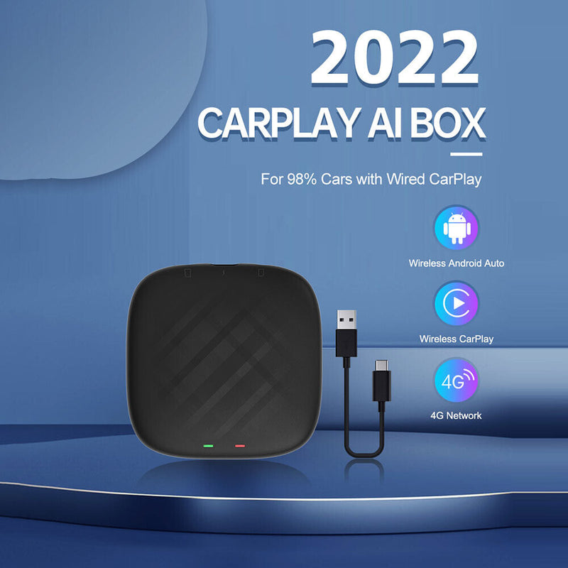 Carlinkit for CarPlay Android Ai Box Wired to Wireless 4G+64GB Dongle Adapter
