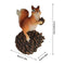 Wall Sculpture Tree Hangings Simulation Squirrel Squirrel Garden Statue