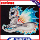 5D DIY Full Drill Diamond Painting Dragon Cross Stitch Embroidery Kit Ornaments