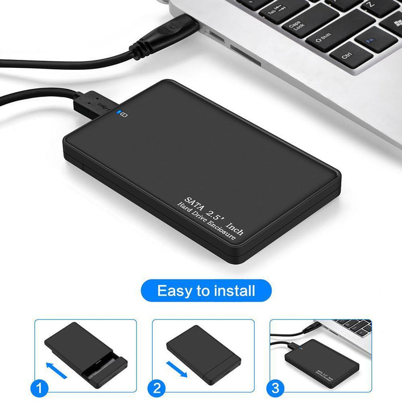 2.5 inch HDD Case SATA to USB 3.0 SSD Mobile Disk Box Adapter Enclosure