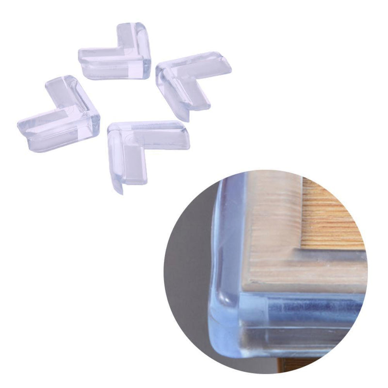 4pcs Kids Baby Safety Transparent Protector Cover Table Corner Guards Newly