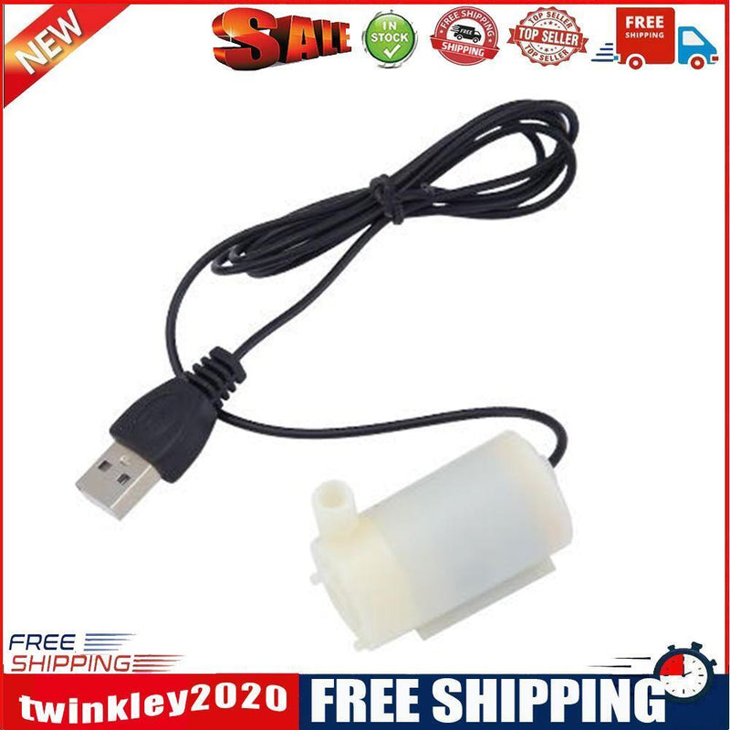 Low Noise Brushless Motor Pump Submersible Water Pump (Horizontal with USB)