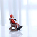 Year Xmas Gift Rocking Chair Garden Decoration Creative Santa Claus Ornament