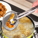 Stainless Steel Oil Food Strainer Filter Spoon Snack Clip Kitchen Accessory