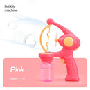 ABS Bubble Gun  Recycling Bubble (Red)+Liquid Bubble Water*5pcs